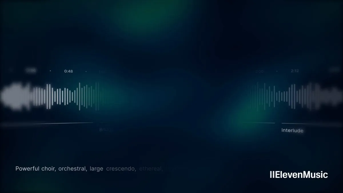 Official Eleven Music sample tweet